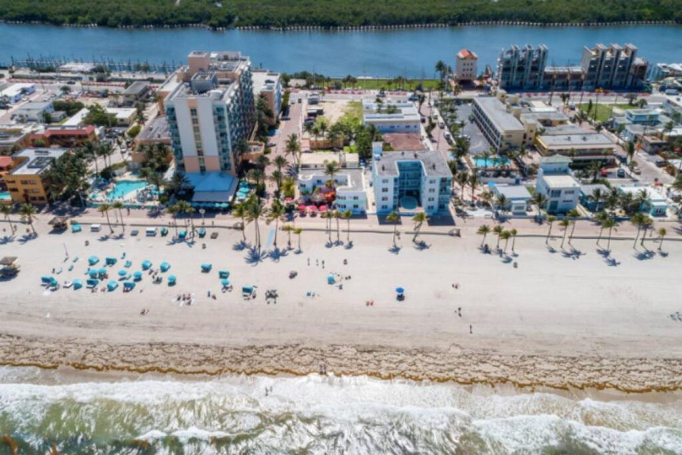 Walkabout 6 Suite On Hollywood Beach With Ocean Views ฮอลลีวูด ภายนอก รูปภาพ