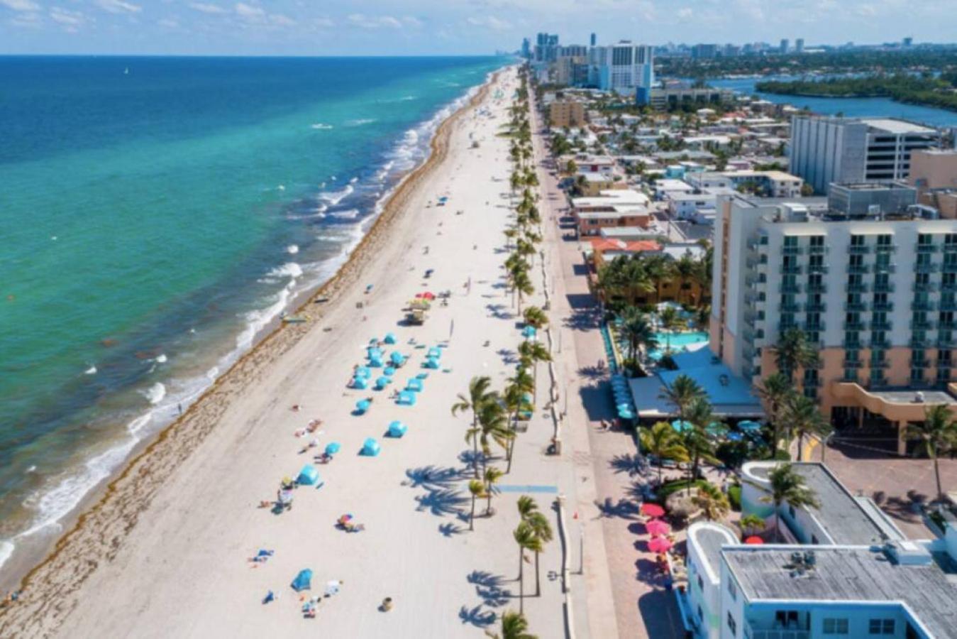 Walkabout 6 Suite On Hollywood Beach With Ocean Views ฮอลลีวูด ภายนอก รูปภาพ